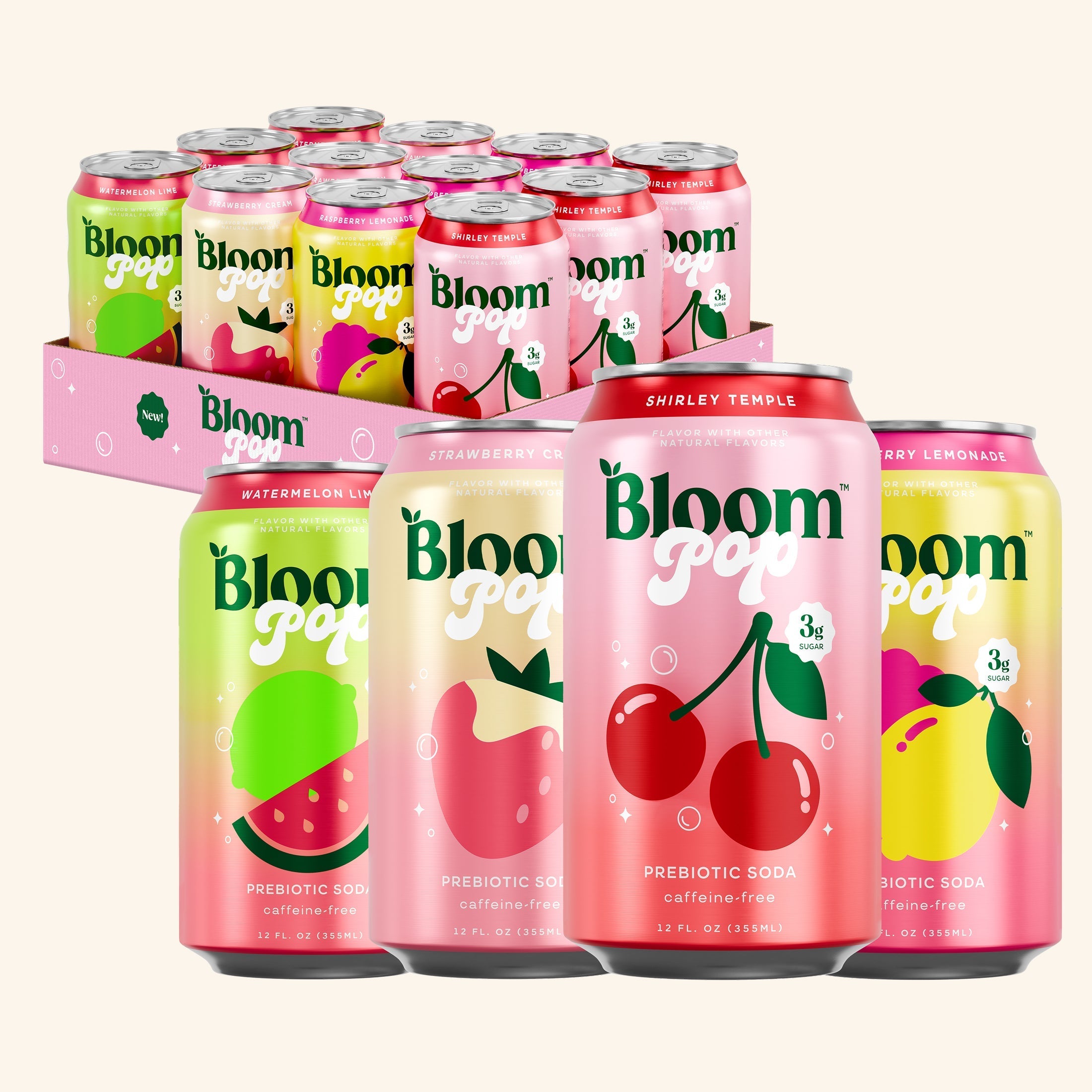 Bloom Pop™ Prebiotic Soda - Greens That Fit Your Day