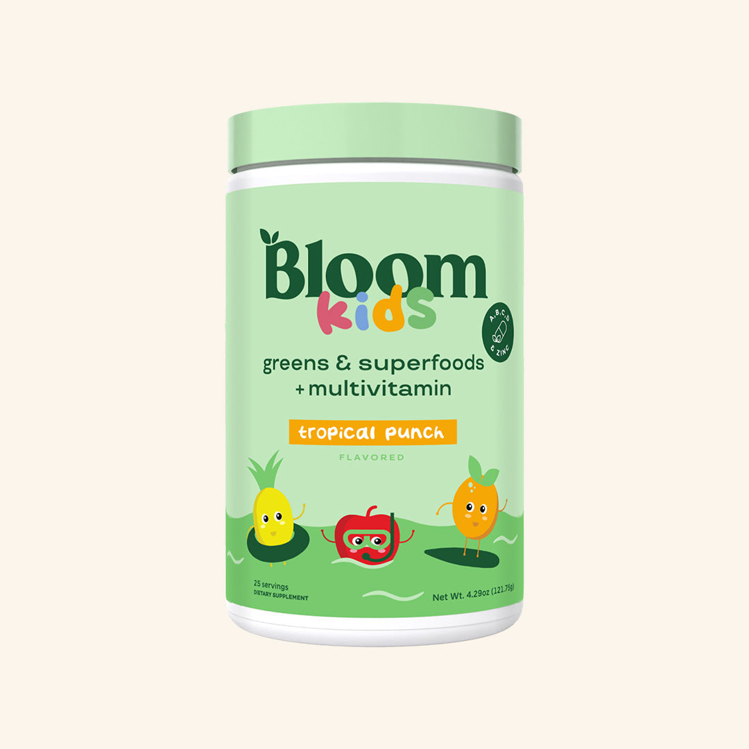 Kids’ Greens & Superfoods + Multivitamin - Easy Greens for Home or Travel